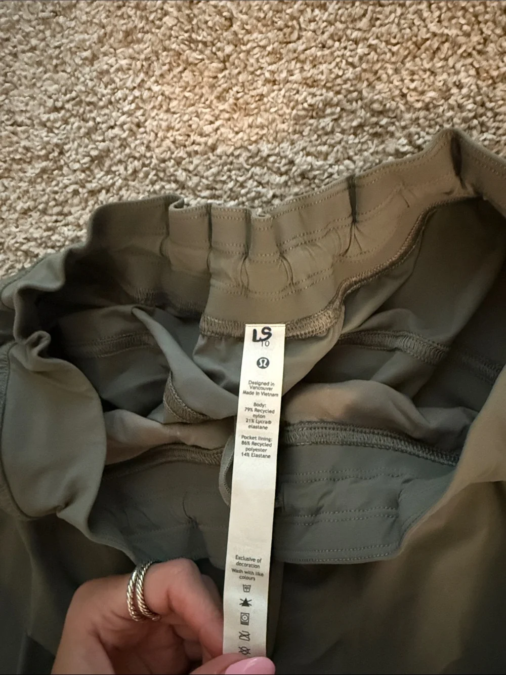 Women’s Olive Green Drawstring Jogger Pants